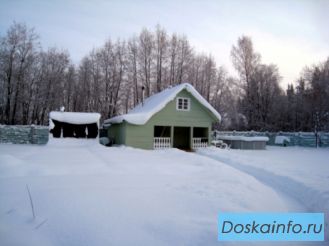 Капитальный дом у озера на участке 18 соток