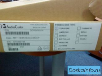 Продам шлюз AudioCodes mp -118 FXS