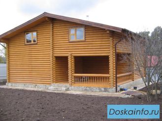 Нoворижское шоссе продается дом из оцилиндровки !
