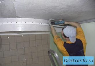Натяжные потолки, подвесные потолки.