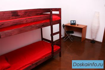 Место в номере от 450 руб./сутки. Центр Москвы!