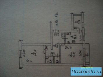 Продается 2х-комнатная квартира. Ст.Челбасская