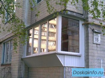 Остекление балконов лоджий 'под ключ' 