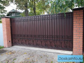 Навесы из поликарбоната, козырьки, металлоконструкции, ковка