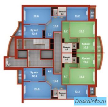1-к квартира в г. Краснознаменске МО,