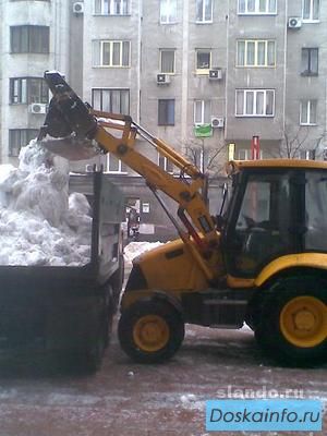 Уборка снега, вывоз снега, собственная техника!