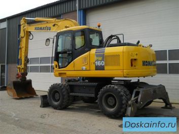 Экскаватор колёсный Komatsu PW160-7 2005г.в. 