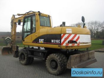 Колёсный экскаватор Caterpillar M316 2005