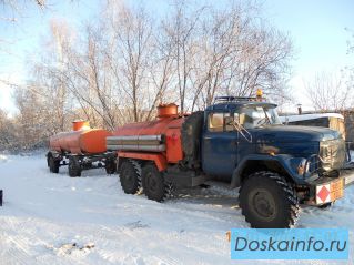 Продам топливозаправщик ЗИЛ с прицепом