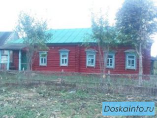 25соток 1-ая линия р.Ока с бревенчатым домом
