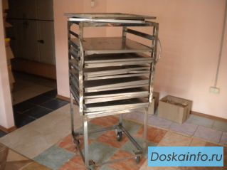 Тележка из нержавеющей стали