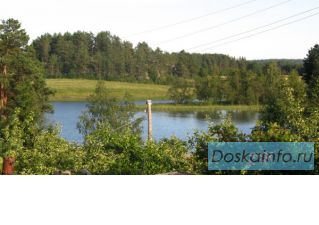 Продаю  участок  9 соток на берегу  (ПМЖ, прописка)