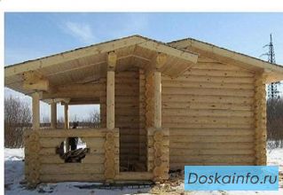 Строительство под заказ из бревна и бруса.