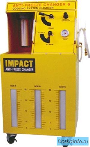 Установка Impact-450 для замены охлаждающей жидкости 
