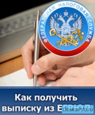Выписка из ЕГРЮЛ и ЕГРИП