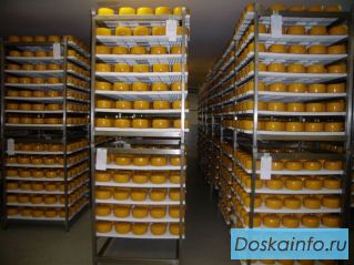 Решетки, полки, лотки для производства сыра.