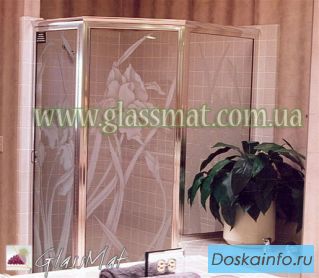 Рисунки на стекле матирующей пастой GlassMat это просто!