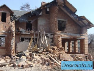 Снос (демонтаж) дома и различных построек