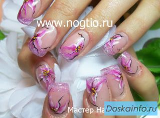 Наращивание и коррекция ногтей гелем в Москве