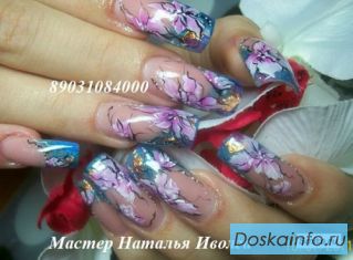 Наращивание ногтей,маникюр,педикюр  Мякинино