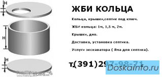 Установка септиков. ЖБИ изделия. Услуги спецтехники. Вороваек.