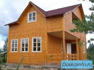 Дома из профилированного бруса.