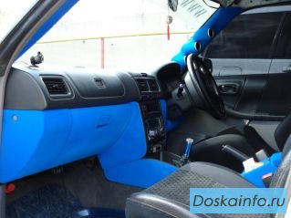 Флокирование деталей салона автомобиля.