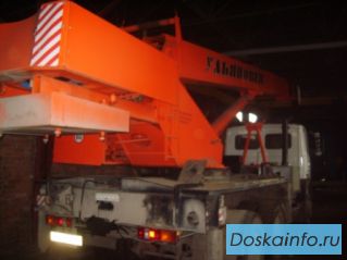 Автокран Ульяновец МКТ 25, на базе а.м. МАЗ 2009г.в.
