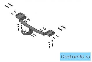 Фаркоп на Hyundai ix35/Kia Sportage, с 2010 г.в.