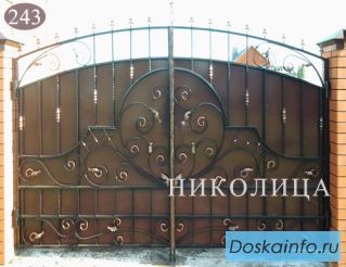 Ворота фасадные любого типа