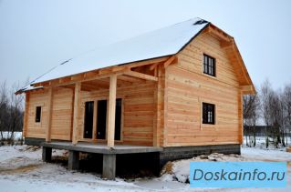 Брусовые дома. Дома из профилированного бруса. Кровельные раюоты