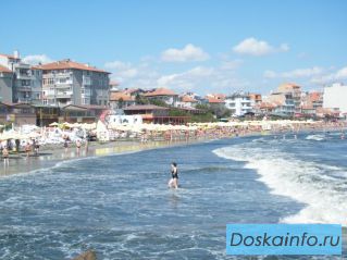 Отдьiх на Черном море в Поморие, Болгария