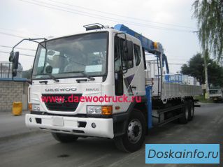 Кран манипулятор 6х4. Dongyang ss1926 sd. Daewoo novus