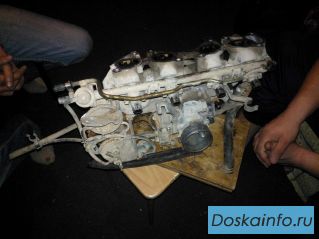 Впускной Коллектор в сборе с форсунками и дроссельной заслонкой Nissan Almera N15 (1995-2000г)