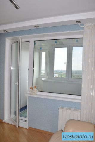 Обшивка балконов, потолков. Установка откосов